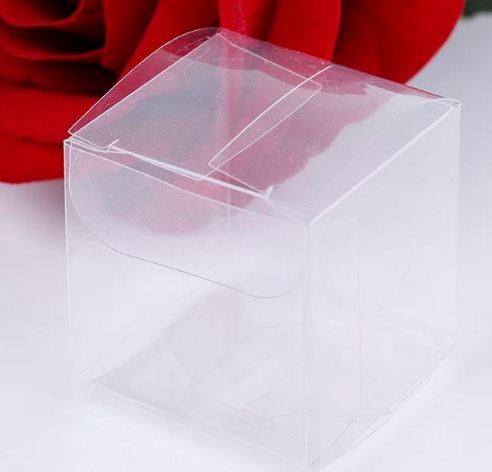 Set 50 hộp nhựa pvc trong suốt hình vuông đựng kẹo ,socola làm quà tặng