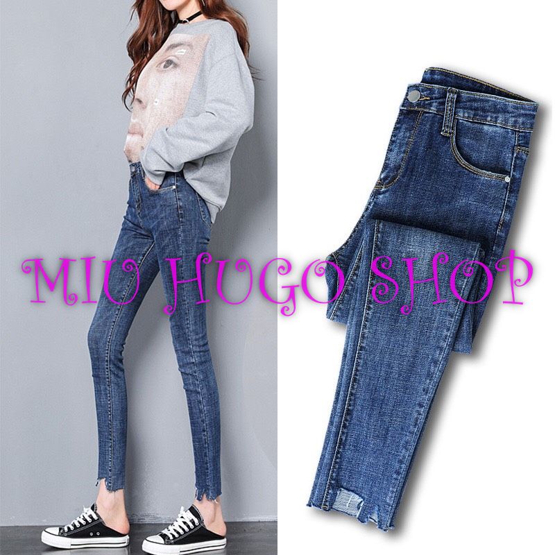 Quần Jean Nữ  Co Giãn Tốt MI 057 (Có Size Đại)  Hoặc Áo Thun Trơn