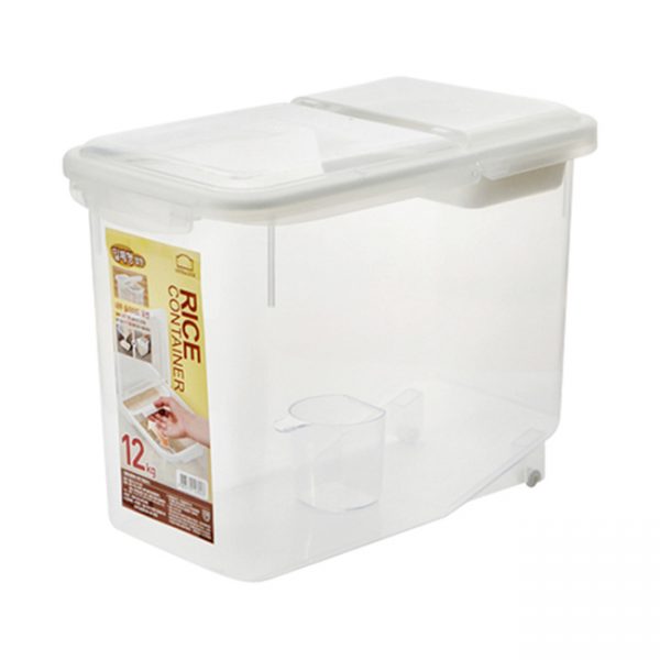 Thùng đựng gạo 12kg có cốc đo lường mức gạo Lock&lock HPL550
