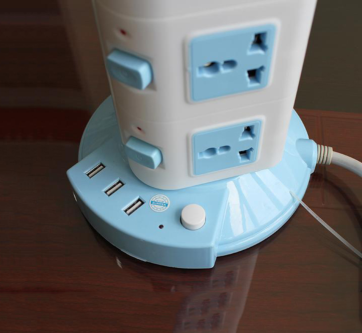 Ổ điện 2 tầng có 2 cổng usb ổ điện 2 công tấc