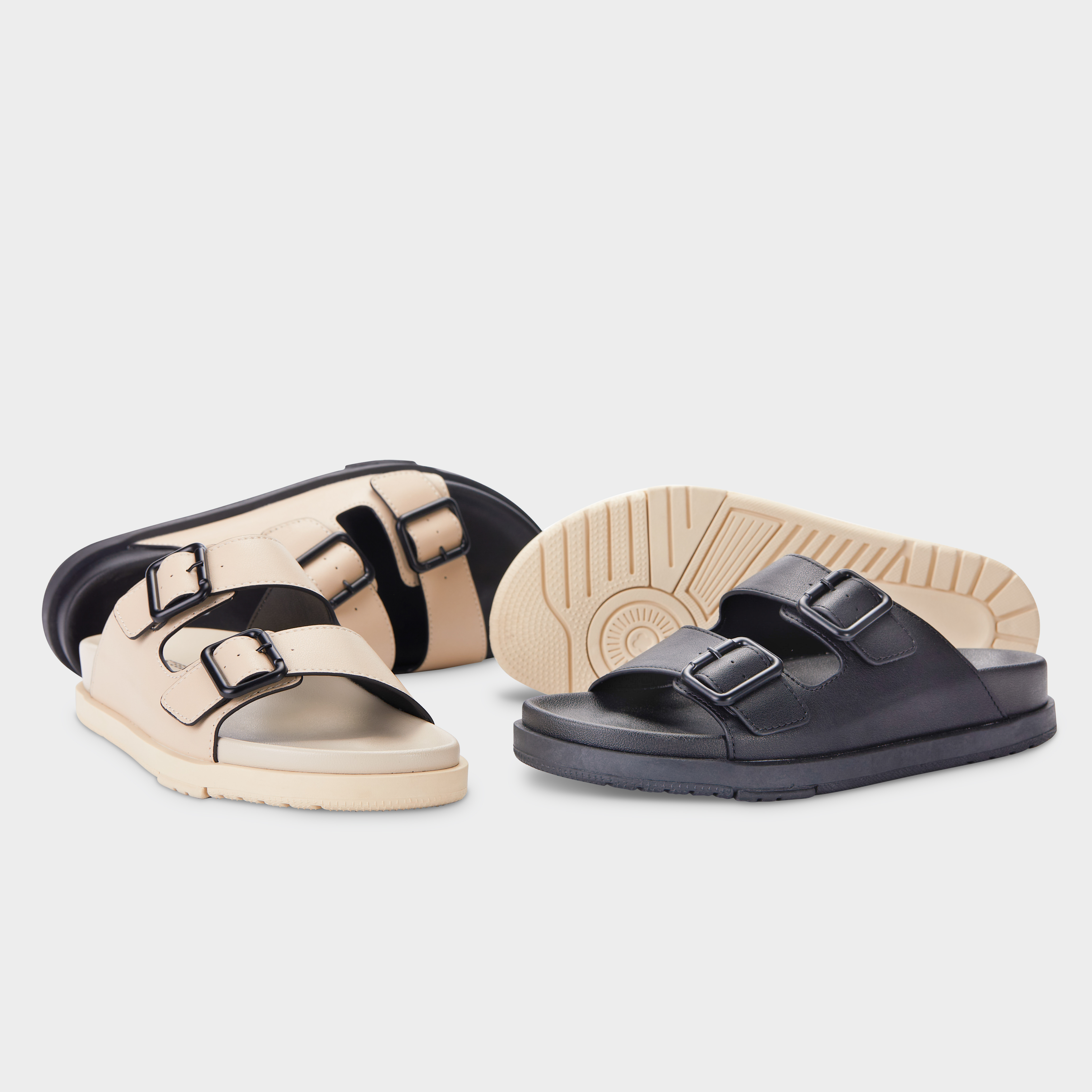 Dép Sandal Nam Unisex Sola Quai MicroFiber Chống Nước, Đế Tăng Chiều Cao - Thương Hiệu Steeler