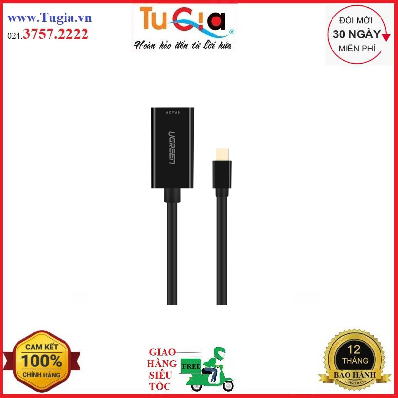 Cáp chuyển minidisplayport sang hdmi âm hỗ trợ 4k + 2k ugreen 40360-hàng chính hãng
