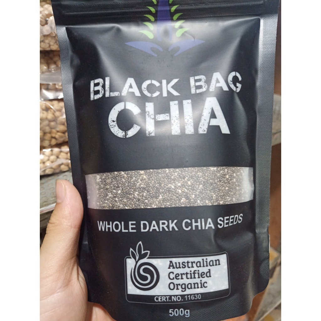 500g hạt chia đen úc
