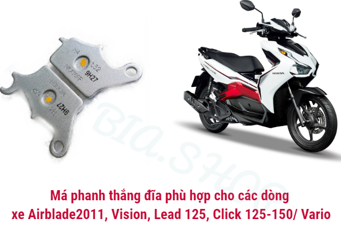 Má Phanh cho xe Vision. Lead, Click, Airblade, Vario