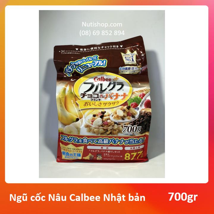 Ngũ cốc Nâu Calbee Nhật bản 700 g