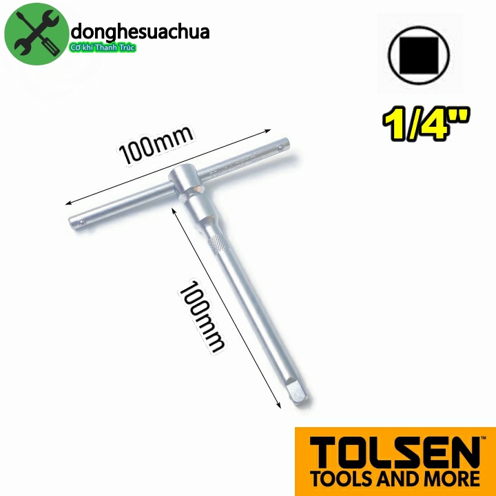 [HCM]Tuýp chữ T 1/4 Tolsen 15122-29 dài 100mm