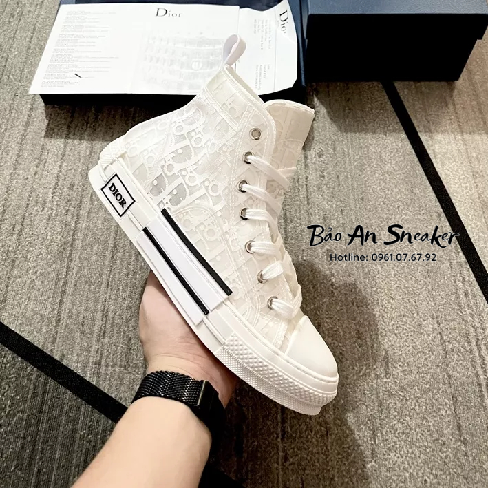 Giày Sneaker Dior Oblique White NamNữ