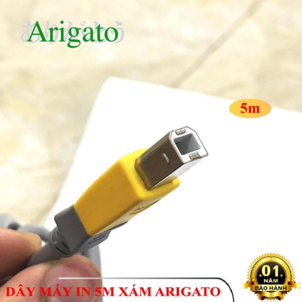 DÂY MÁY IN 5M XÁM ARIGATO ARIGATO Đảm Bảo Chất Lượng.DMIX2