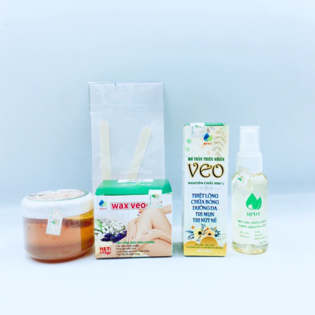 [HCM]Combo wax veo và tinh chất triệt tại nhà