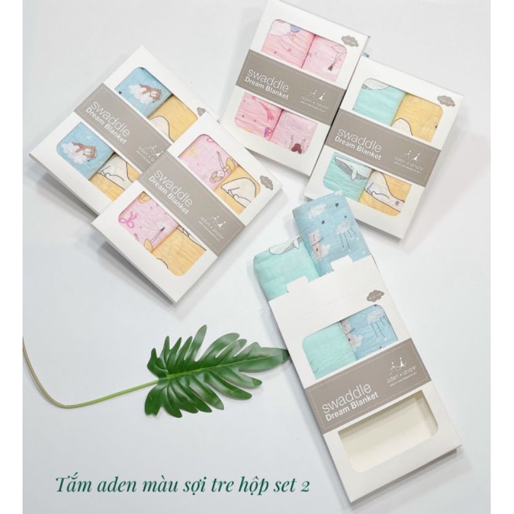 Hộp khăn tắm aden 2 chiếc