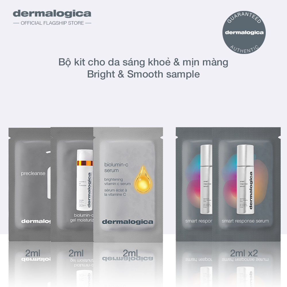 Bộ kit cho da sáng khoẻ & mịn màng Bright & Smooth sample