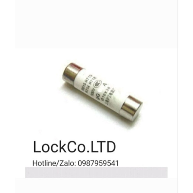 Combo 10 cái cầu chì kính 10x38 1a 2a 3a 4a 5a 6a...bộ 10 cầu chì sứ 10x38