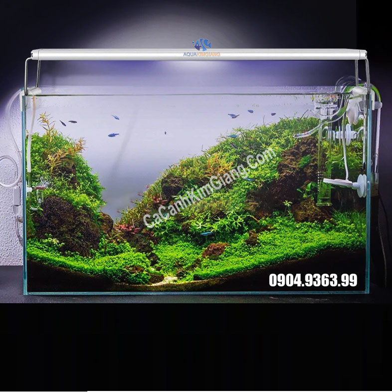 Đèn LED trắng CỰC ĐẸP cho bể cá & bể thuỷ sinh 80 cm - 100cm
