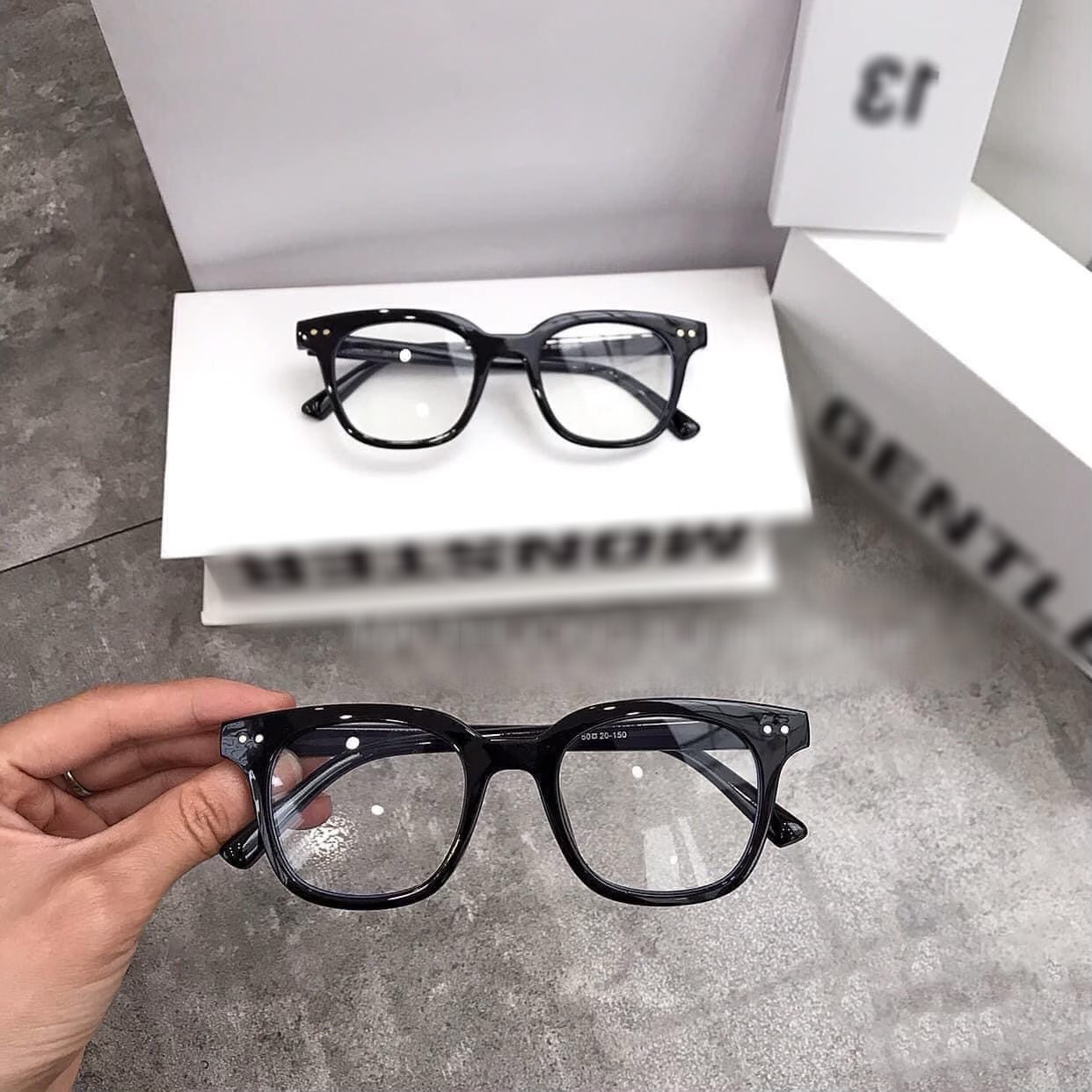 [HCM]Kính Thời Trang Giả Cận Hàn Quốc Xịn Xò Hottrend Chống Tia UV Bảo Vệ Mắt