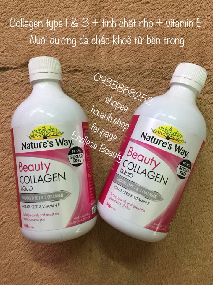 Beauty Collagen Liquid Nature's Way 500ml- dạng nước