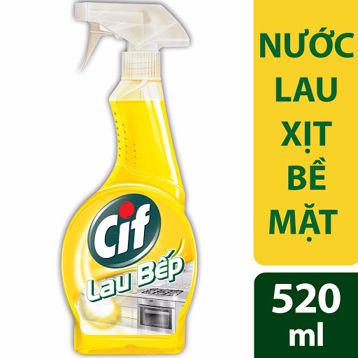 Nước lau bếp cif chai 520ml