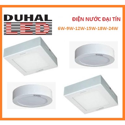 Đèn led panel ốp trần tròn 6w, 9w, 12w,15w,18w, 24w duhal -kdgc - hàng việt nam chất lượng cao- bảo hàng 2 năm đổi mới