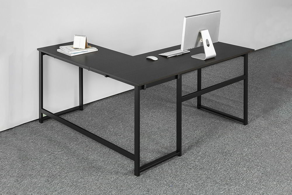 Bàn chữ L chân sắt