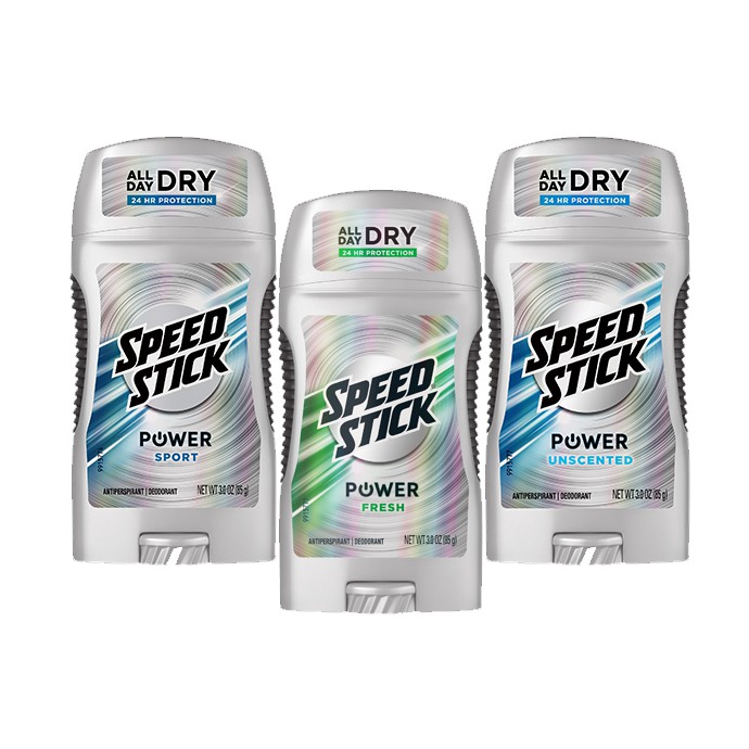 Lăn Khử Mùi Ngăn Tiết Mồ Hôi Cho Nam Speed Stick Power Antiperspirant Deodorant 85g của Mỹ