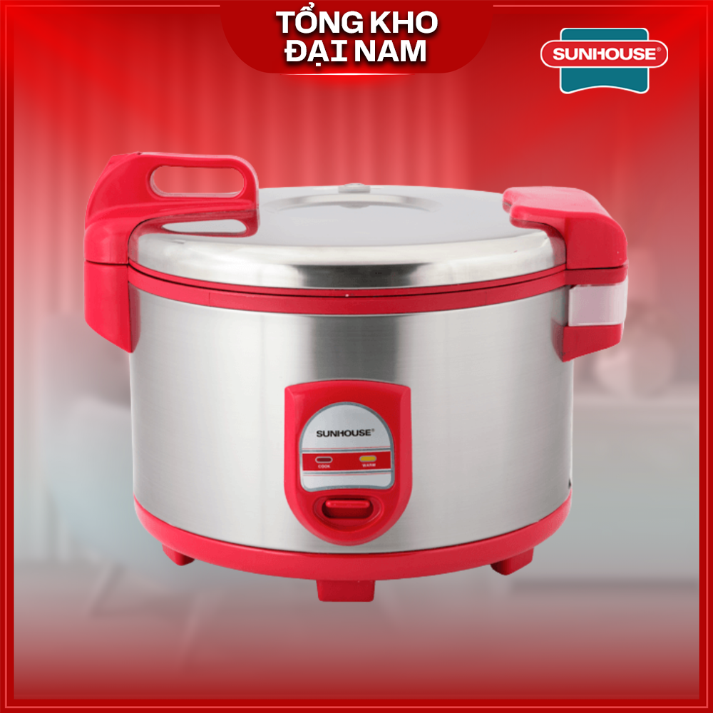 Nồi cơm điện 5.6l sunhouse sh866 - bảo hành 12 tháng