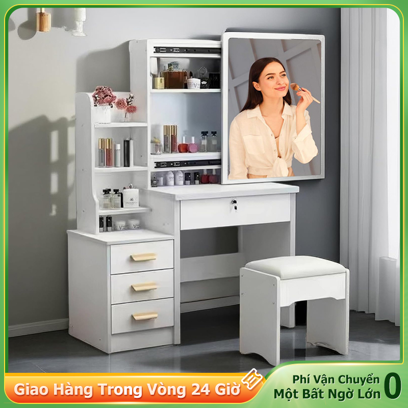 Bàn trang điểm , Bàn trang điểm phong cách Hàn Quốc
