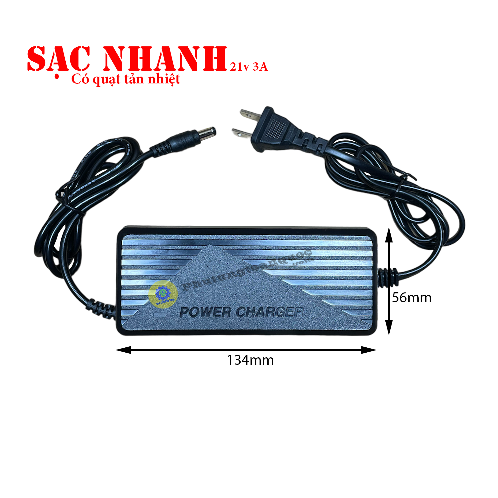 Sạc nhanh 21v 3a có quạt tản nhiệt loại pin makita - hitachi - hukan pin 5cell - 10cell - 15cell - 20cell