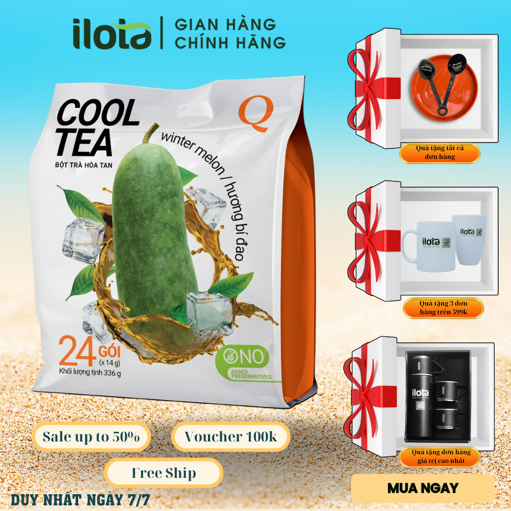Trà Bí Đao Hoà Tan 3 In1 Cool Tea Trần Quang