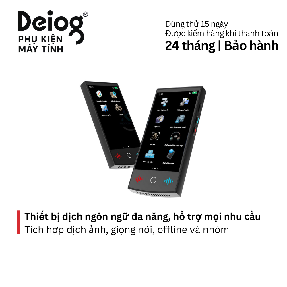 Máy dịch thông T26 minh thế hệ mới, dịch chính xác 98%, hỗ trợ dịch trực tuyến, ngoại tuyến