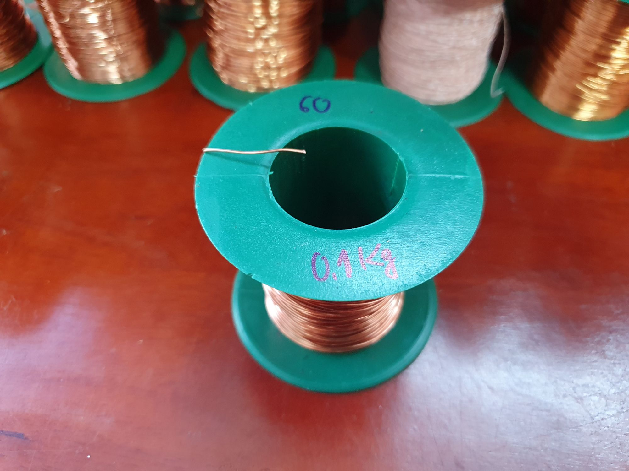 Dây đồng quấn motor biến áp 0.6mm-KL:100g