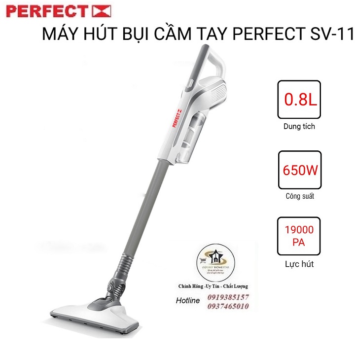 Máy hút bụi cầm tay perfect sv-11- hàng chính hãng- giao màu ngẫu nhiên