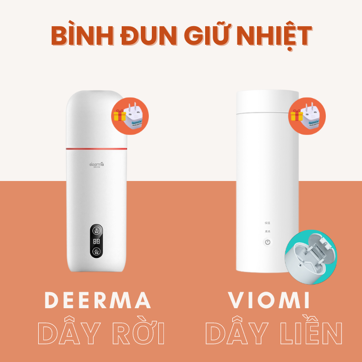 Bình đun nước giữ nhiệt x i a om i deerma dr035s - ấm đun nước viomi