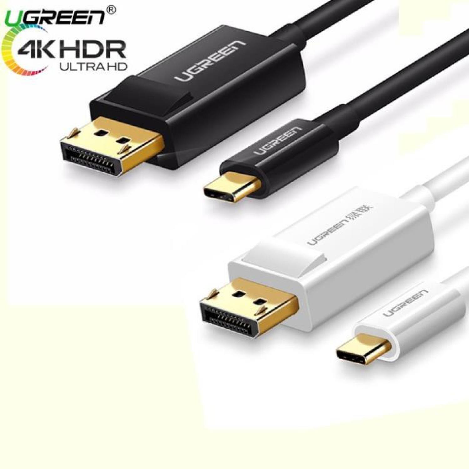 Cáp chuyển usb type c to displayport cao cấp 4k dài 1,5m ugreen 40420 50994 mm139
