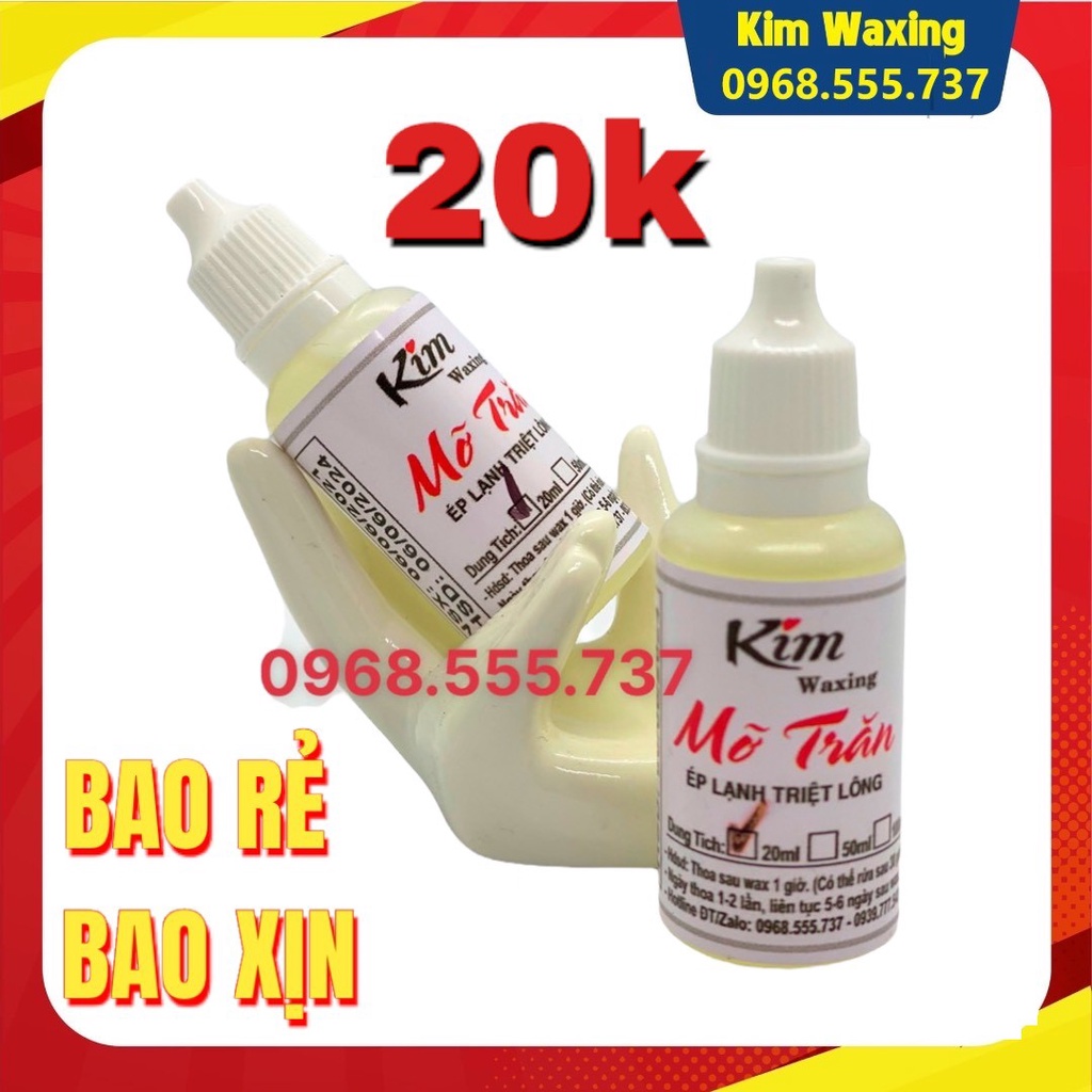 Tinh chất mỡ trăn Triệt lông 20ml