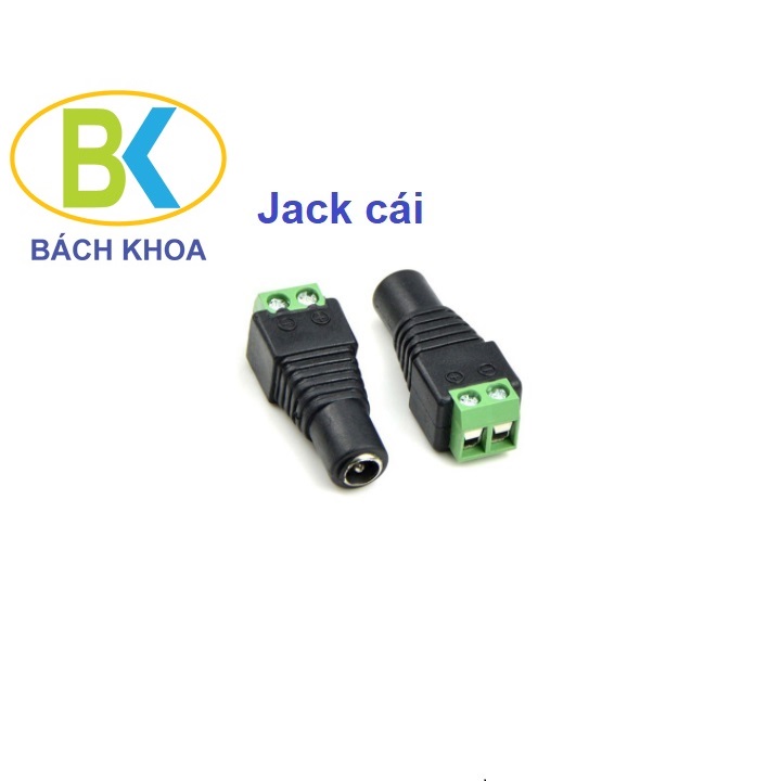 Set 10 jack cắm nguồn điện DC đực cái 5.5x2.1