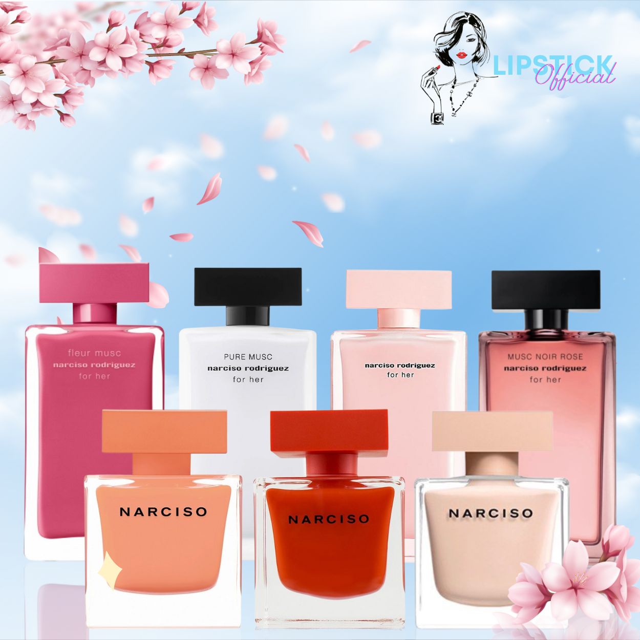Nước hoa narciso for her edt-edp, narciso ambree, fleur musc, pure musc, nước hoa nữ chính hãng