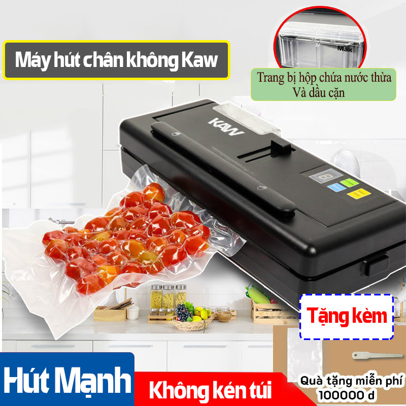 máy hút chân không KAW, máy đóng miệng túi - Phiên Bản Mới 2021 KHÔNG KÉN TÚI, Máy Hàn Miệng Mọi Loại Túi - Sale Giá Sốc Đón Xuân 2021