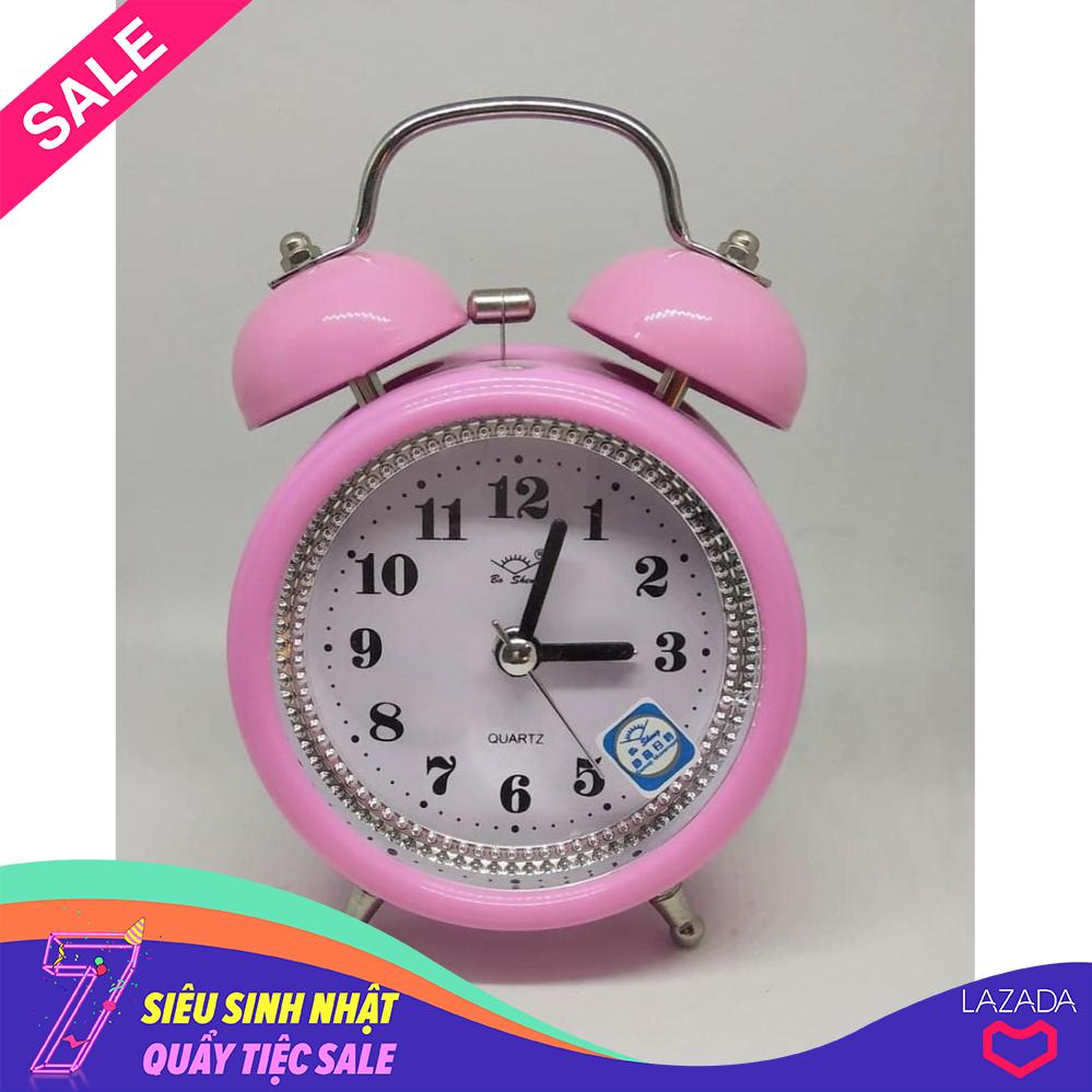 [HCM]Đồng hồ báo thức để bàn mini (Nhiều màu)
