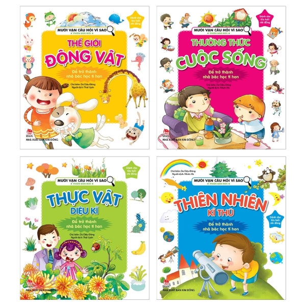 Fahasa - Combo Sách Hay Mười Vạn Câu Hỏi Vì Sao Phiên Bản Mới (Bộ 4 Cuốn)