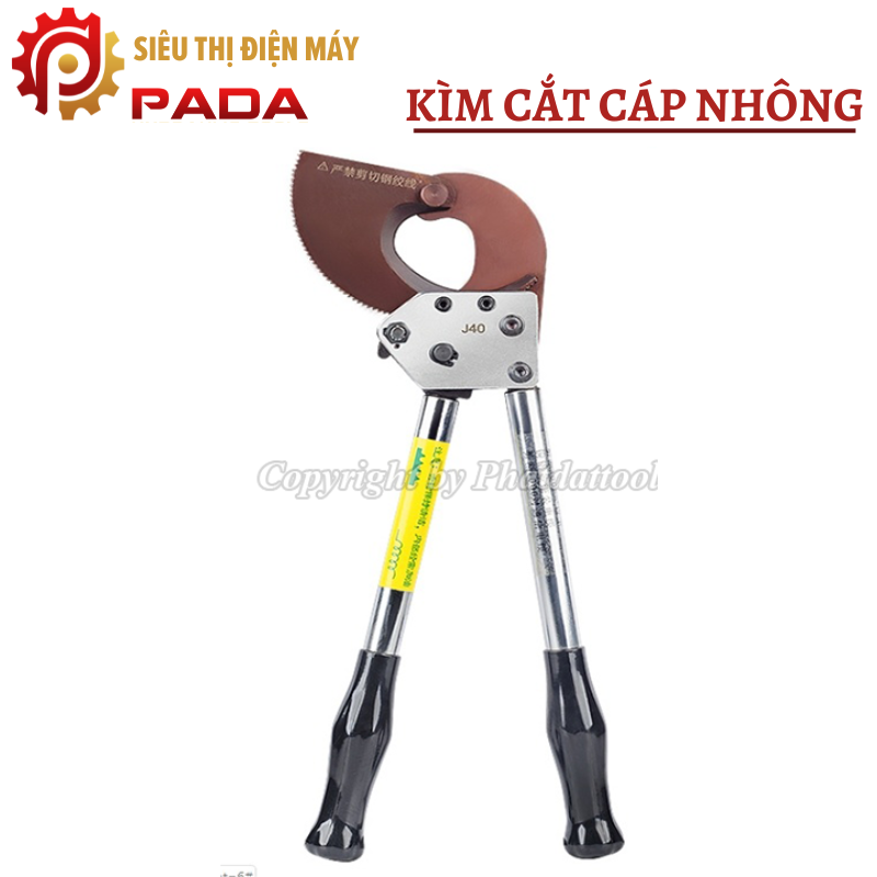 Kìm cắt cáp nhông J40 cắt tối đa 40mm-300mm2