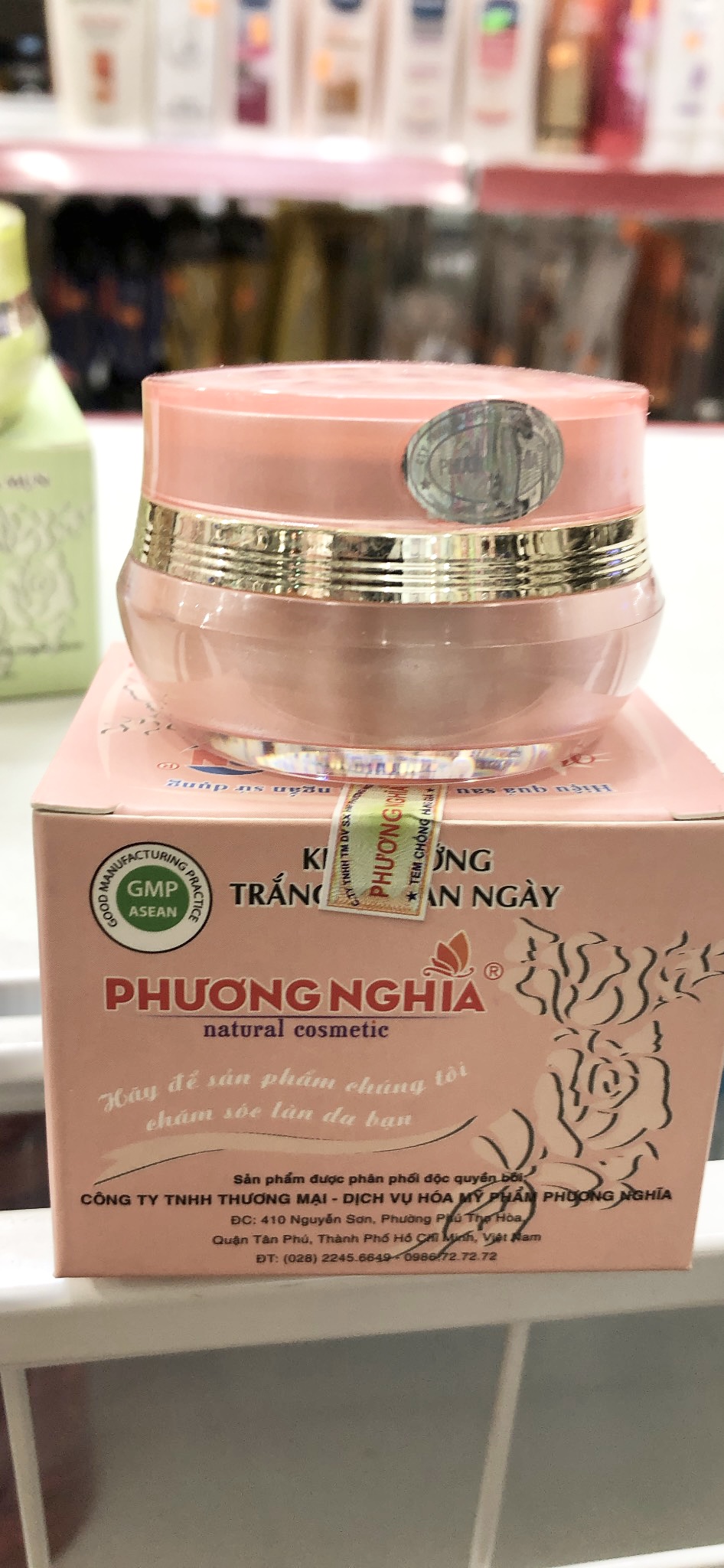 Kem dưỡng trắng da ban ngày phương nghĩa 15gr