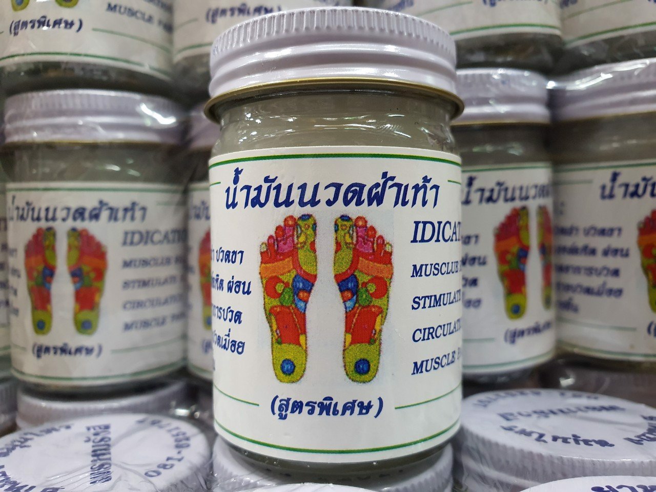 6 Chai dầu cù là massage lòng bàn chân phòng chống đột quỵ chính hãng thái lan 50 gam