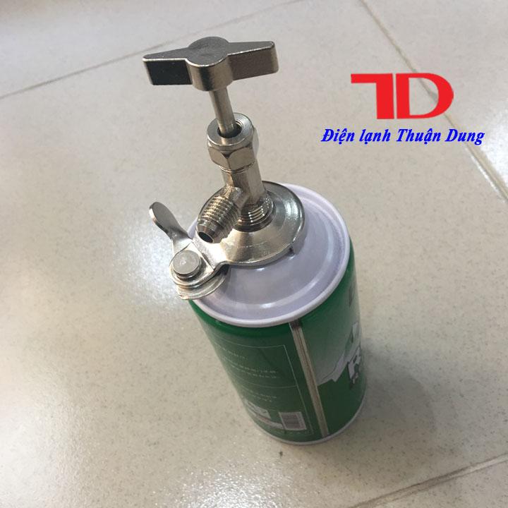 Môi chất lạnh dùng cho tủ lạnh lon 600a 120g - điện lạnh thuận dung