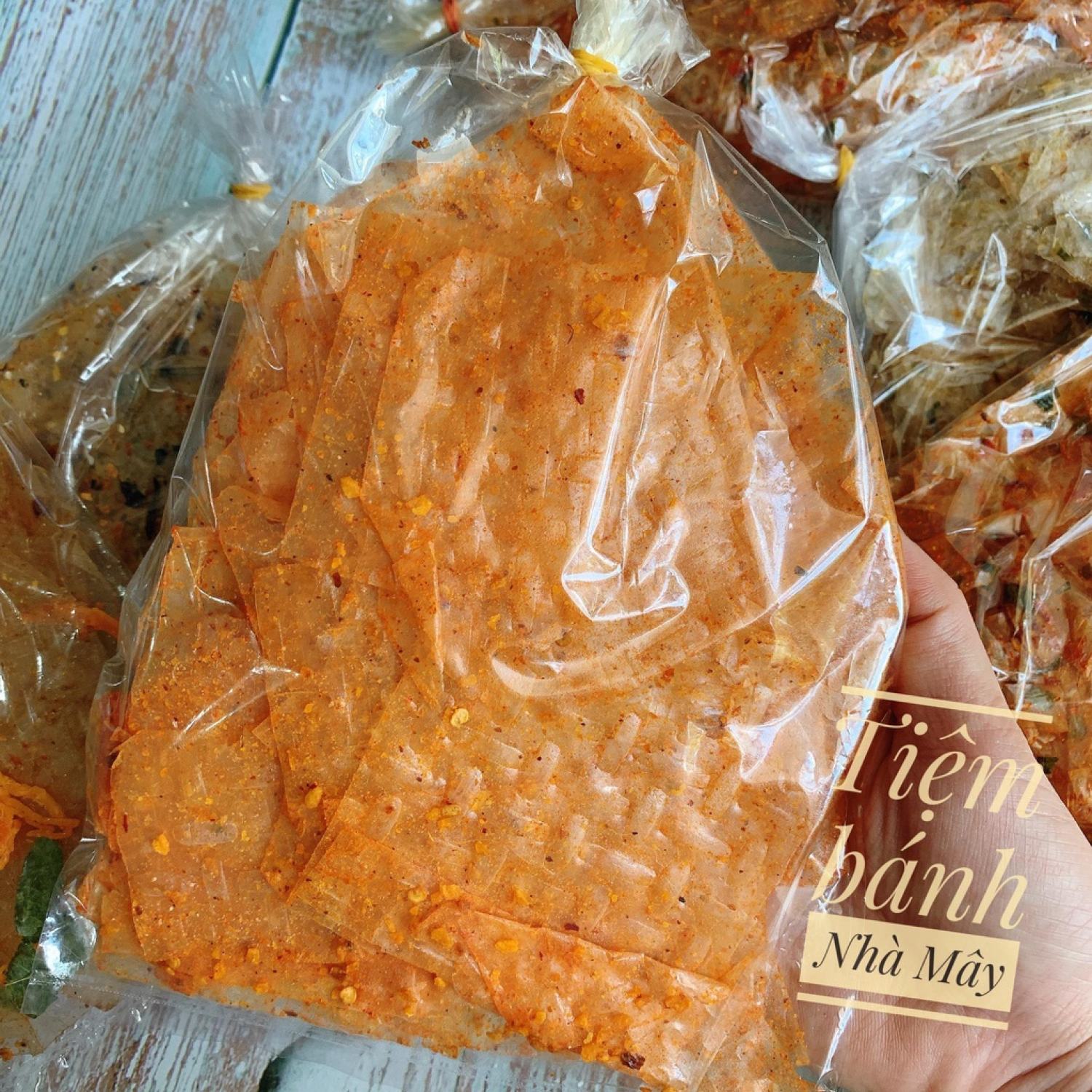 Bánh tráng sate bò tây ninh - bánh tráng trộn sẵn vị bò cay bịch to 70g
