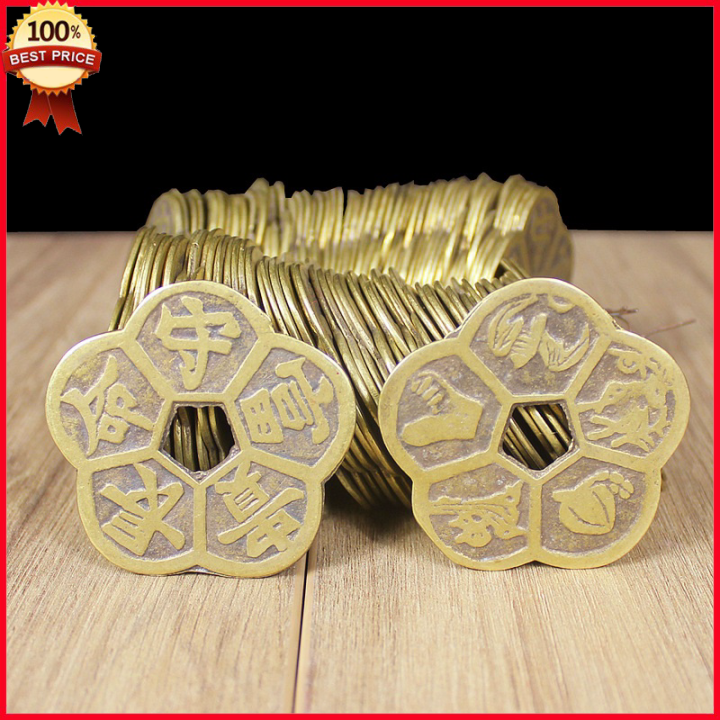 Đồng xu phong thuỷ Hoa Mai, Đồng xu may mắn - Chiêu tài, bình an
