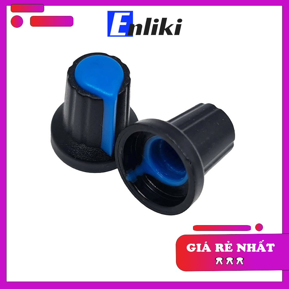 Núm triết áp nhựa màu xanh dương