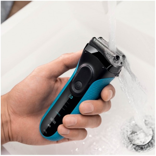 Máy cạo râu braun series 3 3040s proskin wet & dry, braun 3040s cạo khô và ướt