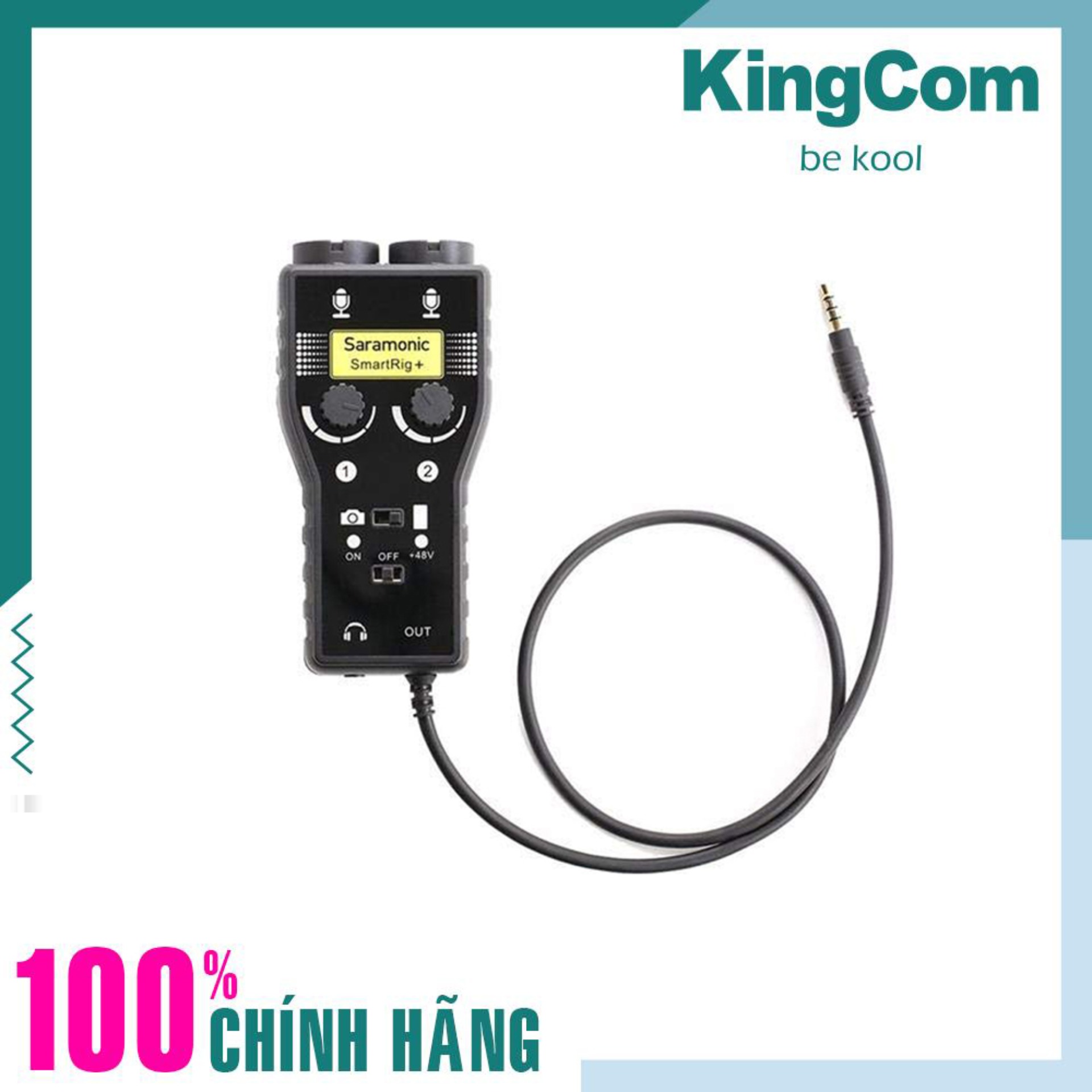 Saramonic - Audio Adapter - Smartphone Audio SmartRig+