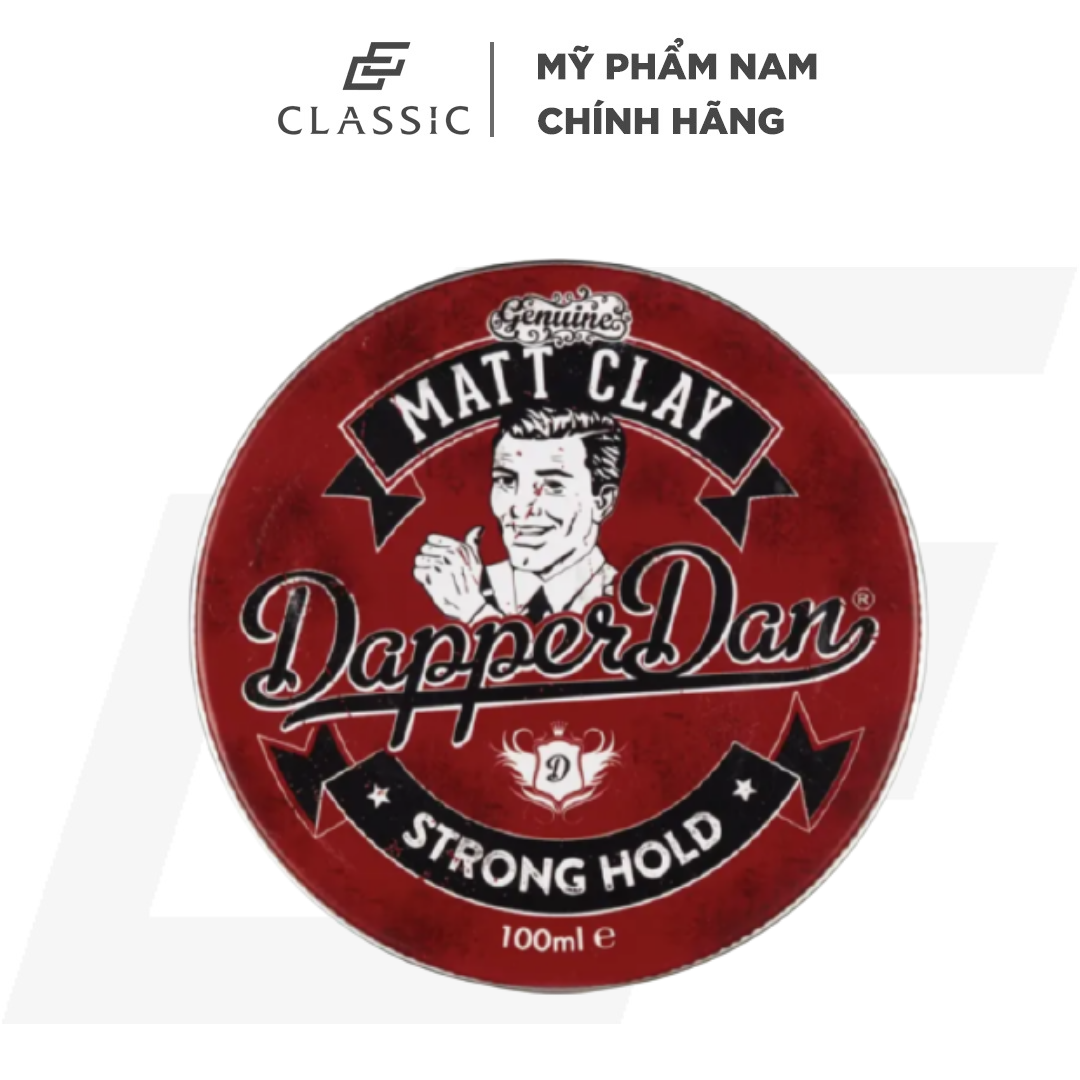 Sáp vuốt tóc dapper dan matt clay 100ml