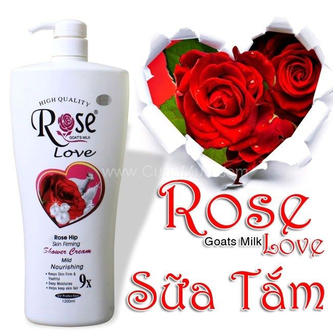 COMBO 2 CHAI SỮA TẮM DÊ VANESSA ROSE 8X 1200ML - chăm sóc da - đồ dùng nhà tắm-- sữa tắm dê cao cấp - sữa tắm nhập khẩu – chăm sóc cá nhân –làm đẹp-- sữa tắm cao cấp thái lan