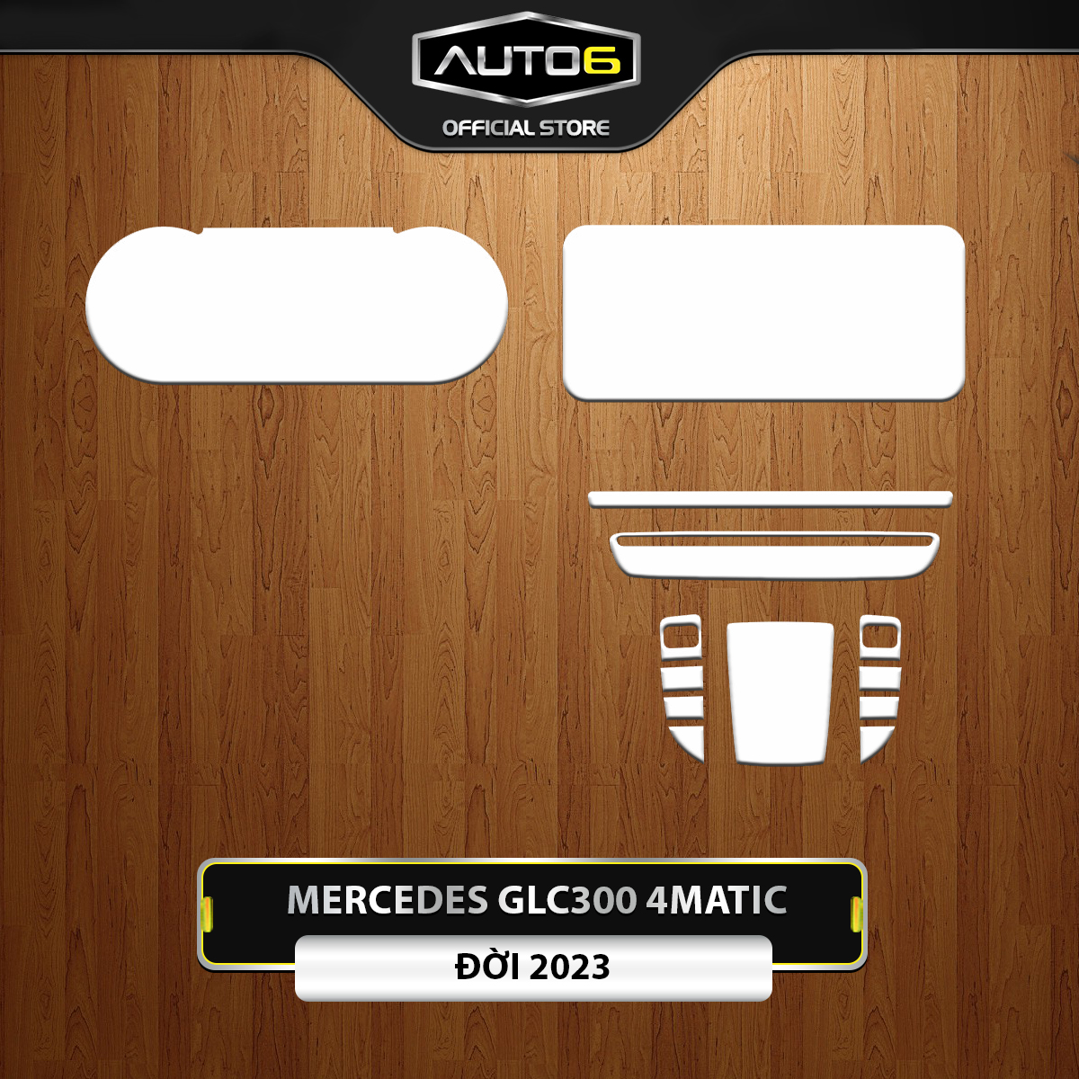 MERCEDES GLC300 4Matic 2023 Film PPF dán chống xước nội thất ô tô